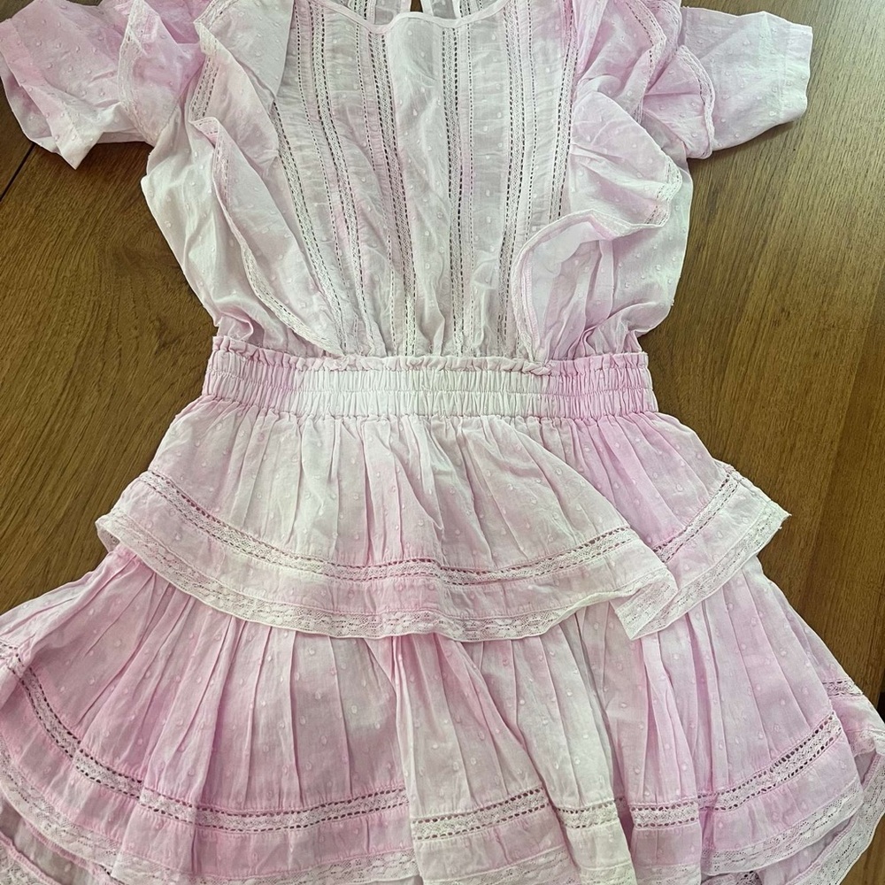 Pink Ruffled Dress